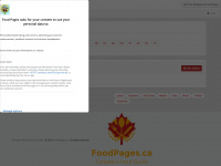 foodpages.ca Webseite Vorschau