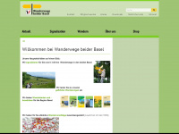wanderwege-beider-basel.ch Webseite Vorschau