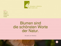 blumen-roethlin.ch Webseite Vorschau