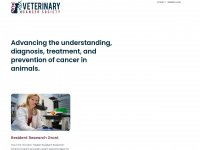 vetcancersociety.org Webseite Vorschau