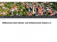 heimatverein-ankum.de Webseite Vorschau