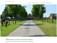 friesenhof-meyer.de Webseite Vorschau