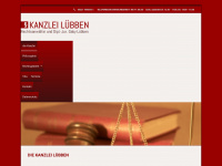 kanzlei-luebben.de Webseite Vorschau