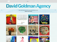 davidgoldmanagency.com Webseite Vorschau