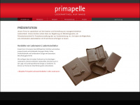 primapelle.ch Webseite Vorschau