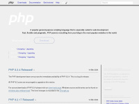 uk.php.net Webseite Vorschau