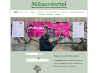 muenzviertel.de Webseite Vorschau