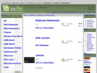 linuxmint-art.org Webseite Vorschau