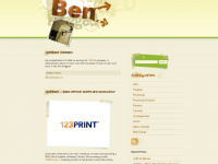 benblogged.com Webseite Vorschau