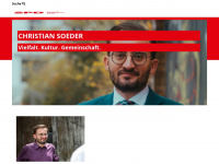 christian-soeder.de Webseite Vorschau