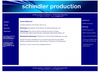 schindler-production.de Webseite Vorschau