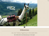 bislin-lama-trekking.ch Webseite Vorschau