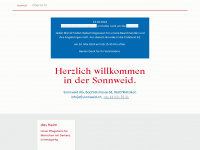 sonnweid.ch Webseite Vorschau