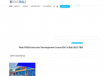 idc-bali.com Webseite Vorschau