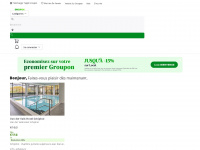 groupon.fr Webseite Vorschau