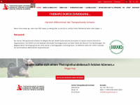therapiehunde.ch Webseite Vorschau