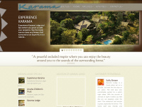 karama-lodge.com Webseite Vorschau