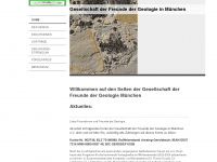 freunde-der-geologie.de Webseite Vorschau