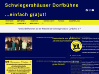 schwiegershaeuser-dorfbuehne.de Webseite Vorschau