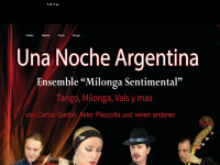 milonga-sentimental.de Webseite Vorschau