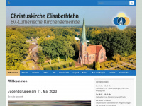 christuskirche-elisabethfehn.de Webseite Vorschau