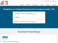 vsv-asg.ch Webseite Vorschau
