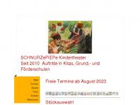 kindertheater-schnurzepiepe.de Webseite Vorschau