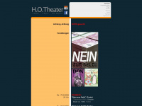ho-theater.de Webseite Vorschau