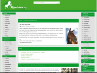 pferdchen.org Webseite Vorschau