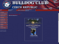 bulldogclub.cz Webseite Vorschau