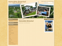 heimstaette-birkenhof.at Webseite Vorschau