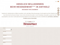 hotelmessnerwirt.com Webseite Vorschau
