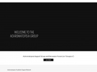achromatopsia.org Webseite Vorschau