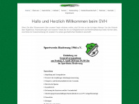 sv-hochwang.de Webseite Vorschau