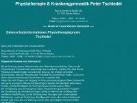 physiotherapie-tschiedel.de Webseite Vorschau