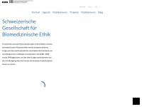 bioethics.ch Webseite Vorschau