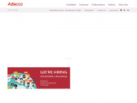 adecco.pt Webseite Vorschau