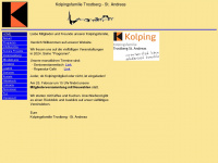 kolping-trostberg.de Webseite Vorschau