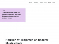 musikschuleworb.ch Webseite Vorschau