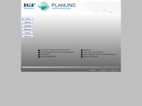 igf-planung.de Webseite Vorschau