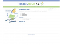 rochusmusik.de Webseite Vorschau