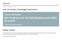 schultheaterwoche.ch Webseite Vorschau