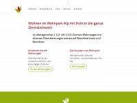 wohnpark-alp.ch Webseite Vorschau