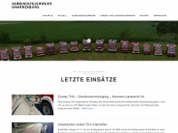 feuerwehr-gnarrenburg.de Webseite Vorschau