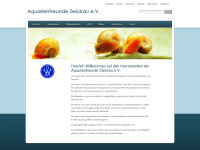 aquarienfreunde-zwickau.de Webseite Vorschau