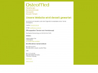 osteo-med.de Webseite Vorschau
