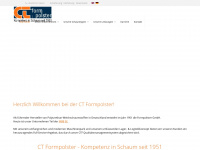 ct-formpolster.de Webseite Vorschau