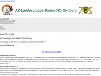 az-bw.de Webseite Vorschau