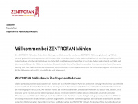 zentrofan-muehle.de Webseite Vorschau