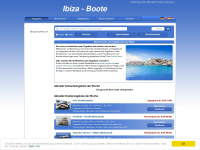 boote-ibiza.de Webseite Vorschau